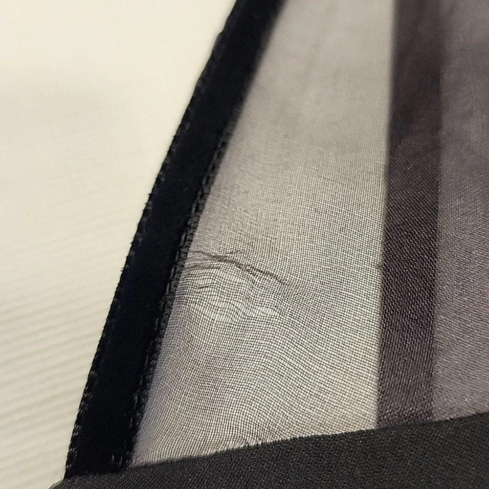 NWT Theory Devron Black Silk Fit‎ and Flare Dress Size 10 - Picture 16 of 16